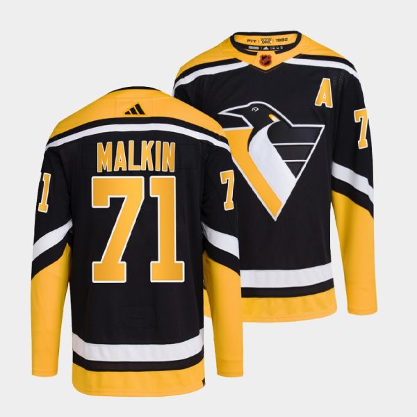 Pittsburgh Penguins Evgeni Malkin Reverse Black Jersey Pittsburgh Penguins Evgeni Malkin Reverse Black Jersey