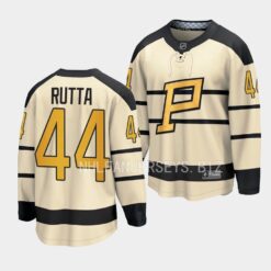 Pittsburgh Penguins Jan Rutta 2023 Winter Classic Cream Jersey