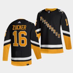 Pittsburgh Penguins Jason Zucker Alternate Black Jersey