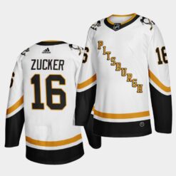 Pittsburgh Penguins Jason Zucker Reverse Fourth White Jersey