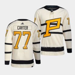 Pittsburgh Penguins Jeff Carter 2023 Winter Classic Cream Jersey