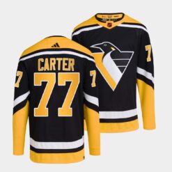 Pittsburgh Penguins Jeff Carter Reverse Black Jersey