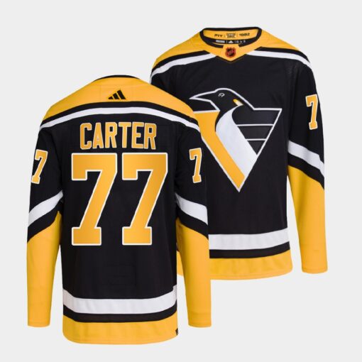 Pittsburgh Penguins Jeff Carter Reverse Black Jersey