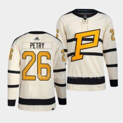 Pittsburgh Penguins Jeff Petry 2023 Winter Classic Cream Jersey