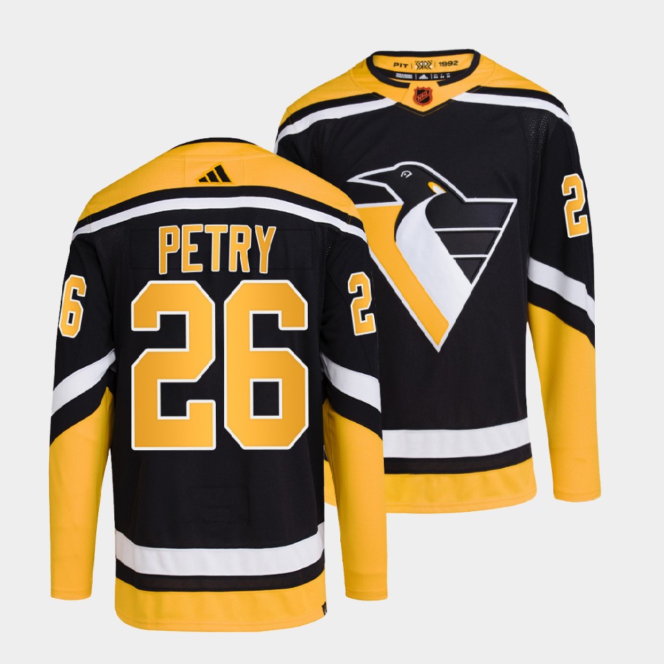 Pittsburgh Penguins Jeff Petry Reverse Black Jersey Pittsburgh Penguins Jeff Petry Reverse Black Jersey