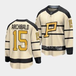 Pittsburgh Penguins Josh Archibald 2023 Winter Classic Cream Jersey