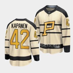 Pittsburgh Penguins Kasperi Kapanen 2023 Winter Classic Cream Jersey