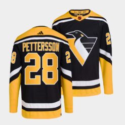 Pittsburgh Penguins Marcus Pettersson Reverse Black Jersey