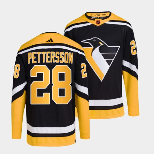 Pittsburgh Penguins Marcus Pettersson Reverse Black Jersey
