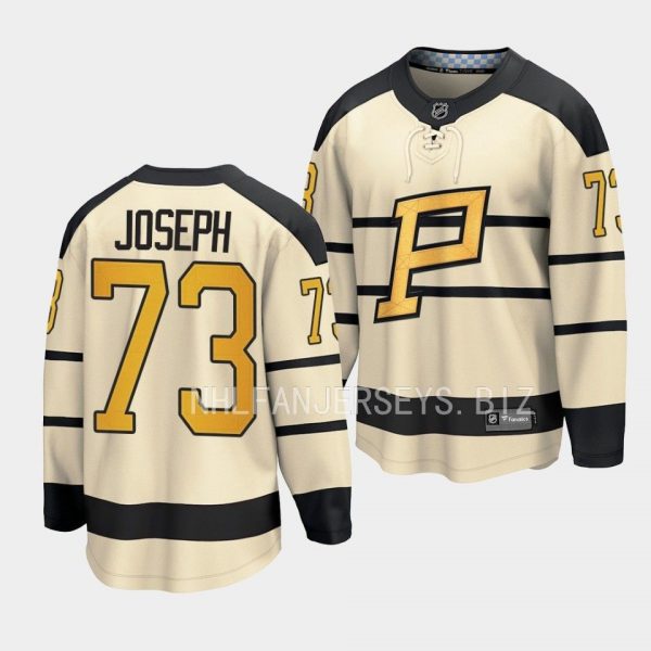 Pittsburgh Penguins Pierre-Olivier Joseph 2023 Winter Classic Cream Jersey Pittsburgh Penguins Pierre-Olivier Joseph 2023 Winter Classic Cream Jersey