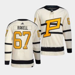 Pittsburgh Penguins Rickard Rakell 2023 Winter Classic Cream Jersey