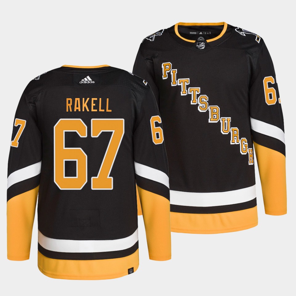 Pittsburgh Penguins Rickard Rakell Alternate Black Jersey Pittsburgh Penguins Rickard Rakell Alternate Black Jersey