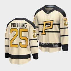 Pittsburgh Penguins Ryan Poehling 2023 Winter Classic Cream Jersey
