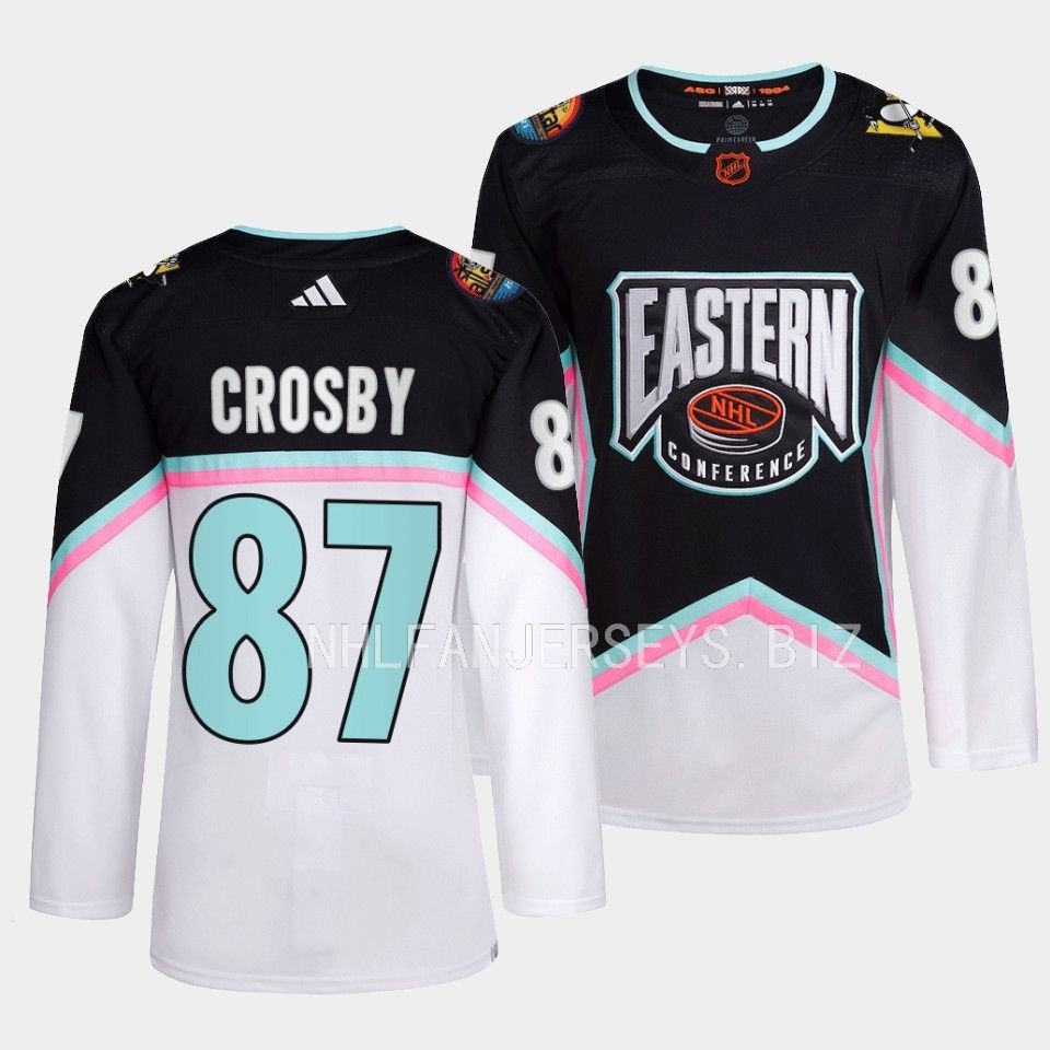 Pittsburgh Penguins Sidney Crosby 2023 NHL All-Star Black Eastern Conference Jersey Pittsburgh Penguins Sidney Crosby 2023 NHL All-Star Black Eastern Conference Jersey