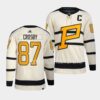Pittsburgh Penguins Sidney Crosby 2023 Pennies-inspired Yellow Special Jersey