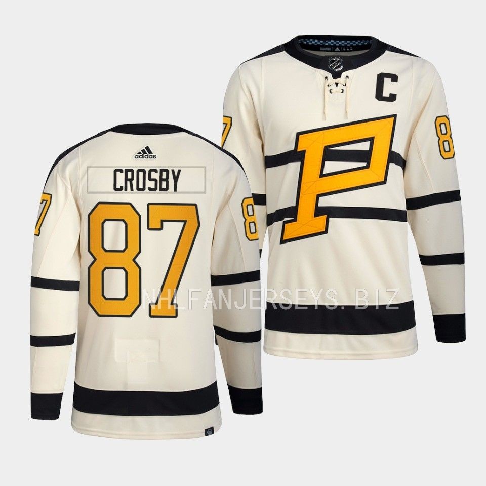 Pittsburgh Penguins Sidney Crosby 2023 Winter Classic Cream Jersey Pittsburgh Penguins Sidney Crosby 2023 Winter Classic Cream Jersey