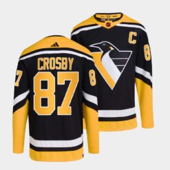 Pittsburgh Penguins Sidney Crosby Reverse Black Jersey