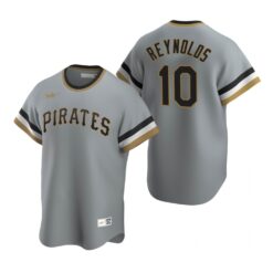 Pittsburgh Pirates Bryan Reynolds Gray Cooperstown Collection Jersey