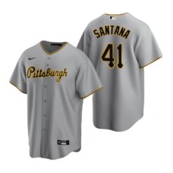 Pittsburgh Pirates Carlos Santana Gray Road Replica Jersey