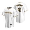 Pittsburgh Pirates Carlos Santana Gray Road Replica Jersey