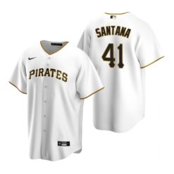 Pittsburgh Pirates Carlos Santana White Home Replica Jersey