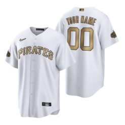 Pittsburgh Pirates Custom White 2022 All-Star Game Replica Jersey