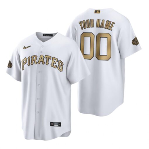 Pittsburgh Pirates Custom White 2022 All-Star Game Replica Jersey
