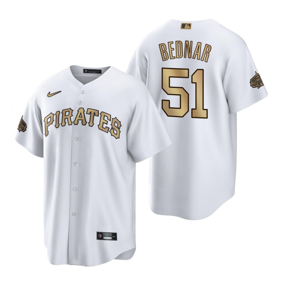 Pittsburgh Pirates David Bednar White 2022 All-Star Game Replica Jersey Pittsburgh Pirates David Bednar White 2022 All-Star Game Replica Jersey