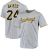 Pittsburgh Pirates Ke’Bryan Hayes Gray Road Replica Jersey