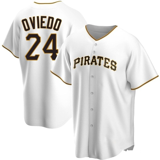 Pittsburgh Pirates Johan Oviedo White Home Replica Jersey Pittsburgh Pirates Johan Oviedo White Home Replica Jersey