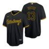 Pittsburgh Pirates Johan Oviedo Black Replica Jersey