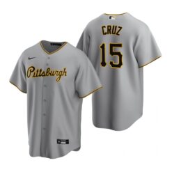 Pittsburgh Pirates Oneil Cruz Gray Road Replica Jersey