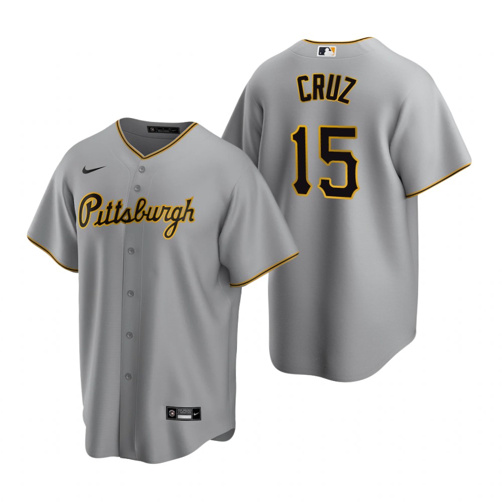 Pittsburgh Pirates Oneil Cruz Gray Road Replica Jersey Pittsburgh Pirates Oneil Cruz Gray Road Replica Jersey
