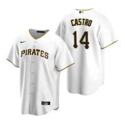 Pittsburgh Pirates Rodolfo Castro White Home Replica Jersey