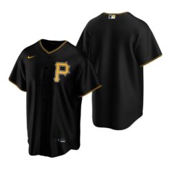 Pittsburgh Pirates Team Black Replica Alternate Jersey