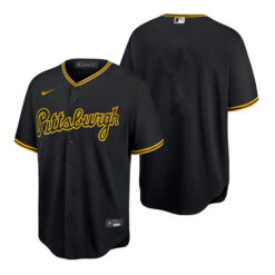 Pittsburgh Pirates Team Black Replica Jersey