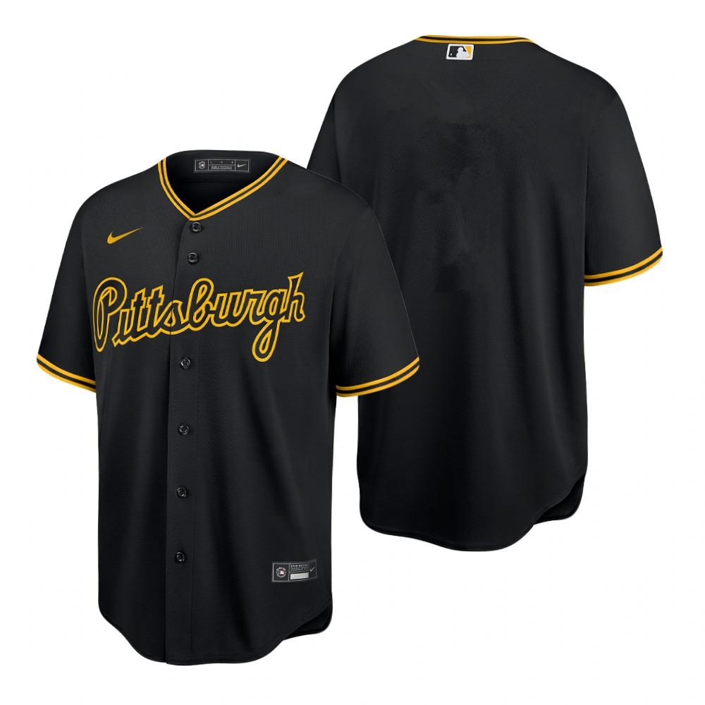 Pittsburgh Pirates Team Black Replica Jersey Pittsburgh Pirates Team Black Replica Jersey