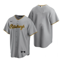 Pittsburgh Pirates Team Gray Replica Road Jersey
