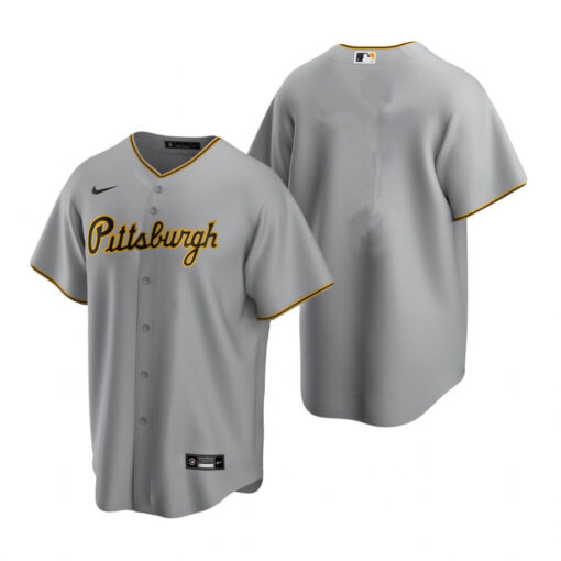 Pittsburgh Pirates Team Gray Replica Road Jersey