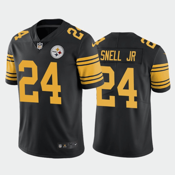 Pittsburgh Steelers Benny Snell Jr Black Color Rush Limited Jersey Pittsburgh Steelers Benny Snell Jr Black Color Rush Limited Jersey