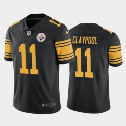 Pittsburgh Steelers Chase Claypool Black Color Rush Limited Jersey