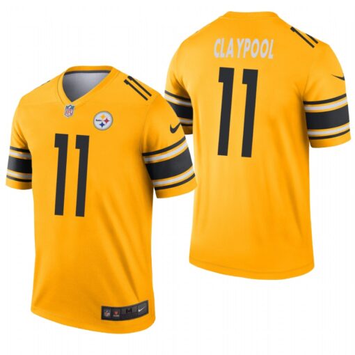 Pittsburgh Steelers Chase Claypool Gold Inverted Limited Jersey