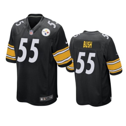 Pittsburgh Steelers Devin Bush Black Limited Jersey