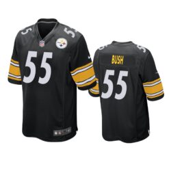 Pittsburgh Steelers Devin Bush Black Limited Jersey