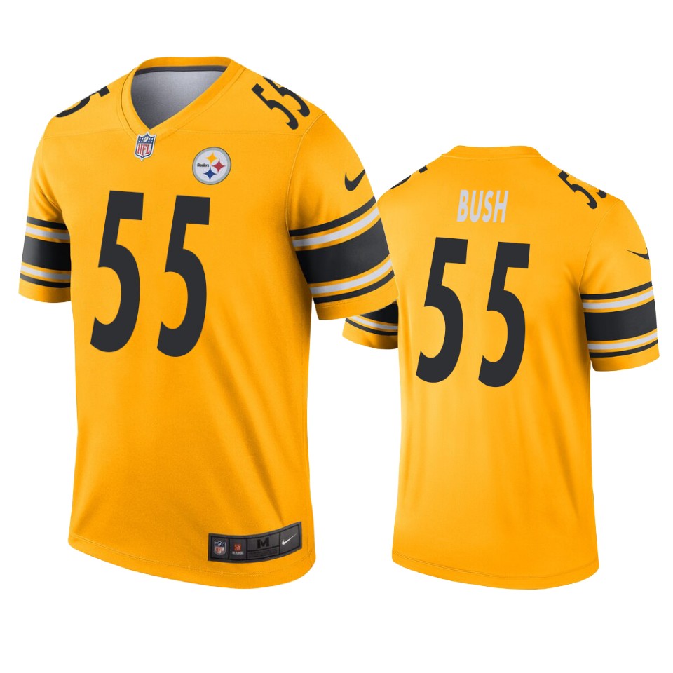 Pittsburgh Steelers Devin Bush Gold Inverted Limited Jersey Pittsburgh Steelers Devin Bush Gold Inverted Limited Jersey