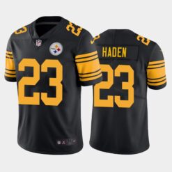 Pittsburgh Steelers Joe Haden Black Color Rush Limited Jersey