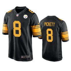 Pittsburgh Steelers Kenny Pickett Black Color Rush Limited Jersey