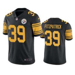 Pittsburgh Steelers Minkah Fitzpatrick Black Color Rush Limited Jersey