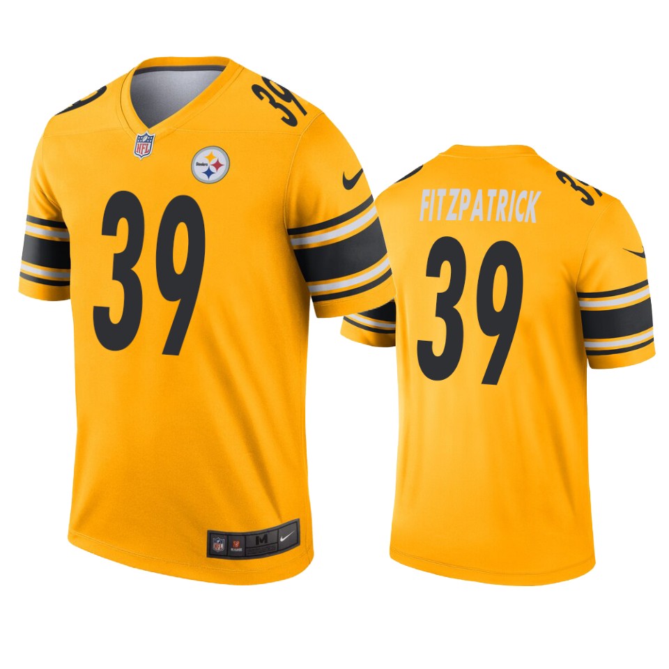 Pittsburgh Steelers Minkah Fitzpatrick Gold Inverted Limited Jersey Pittsburgh Steelers Minkah Fitzpatrick Gold Inverted Limited Jersey
