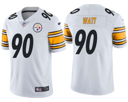 Pittsburgh Steelers T.J. Watt White Limited Jersey